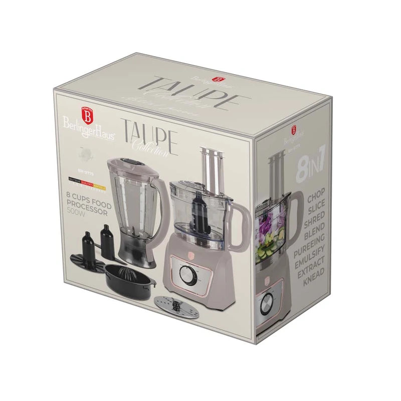 מעבד מזון 8 ב־1 טופ מט Food Processor Berlinger Haus BH9779