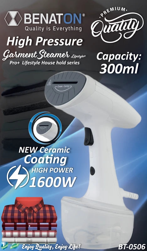 BT-0506 מגהץ קיטורי אנכי Multi Pressure 320ml