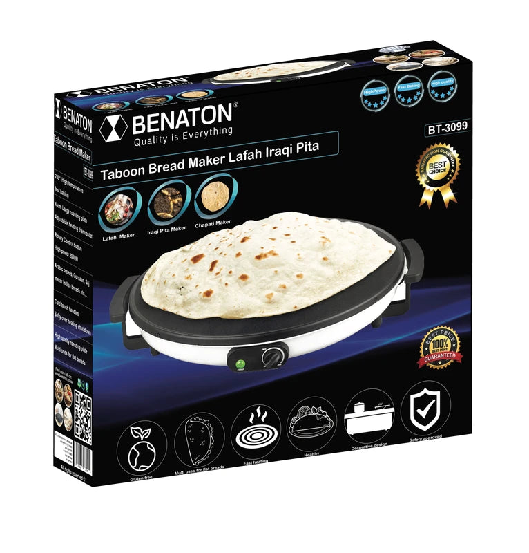 מכשיר טאבון חשמלי להכנת לאפות וקרפים BT-3099