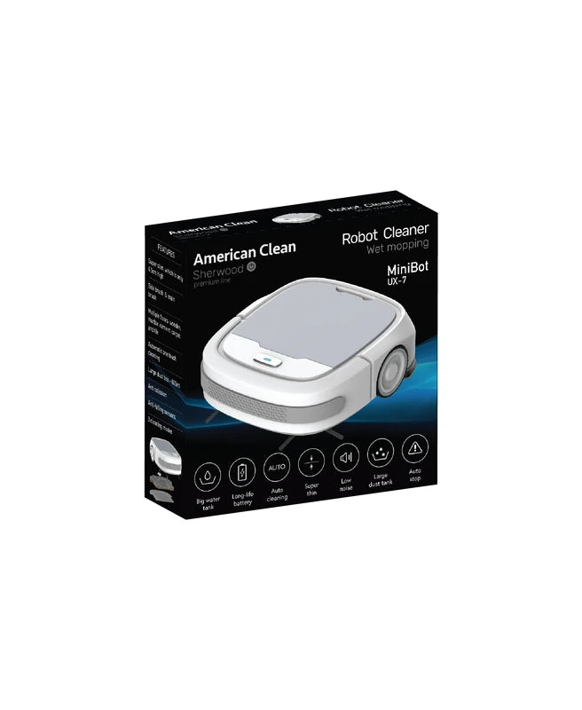American Clean Minibot Ux-7 מיני שואב אבק רובוטי חכם