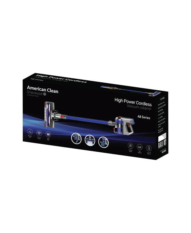 Vacuum Cleaner High Power Cordless A8 Series שואב אבק אלחוטי בעוצמה מוגברת