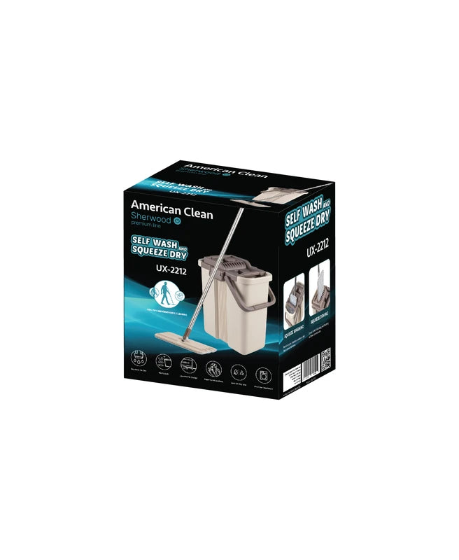 Self Wash and Squize Dry Mop Ux-2122 מגב הפלא עם סחיטה מלאה וניקוי הסמרטוט בקלות