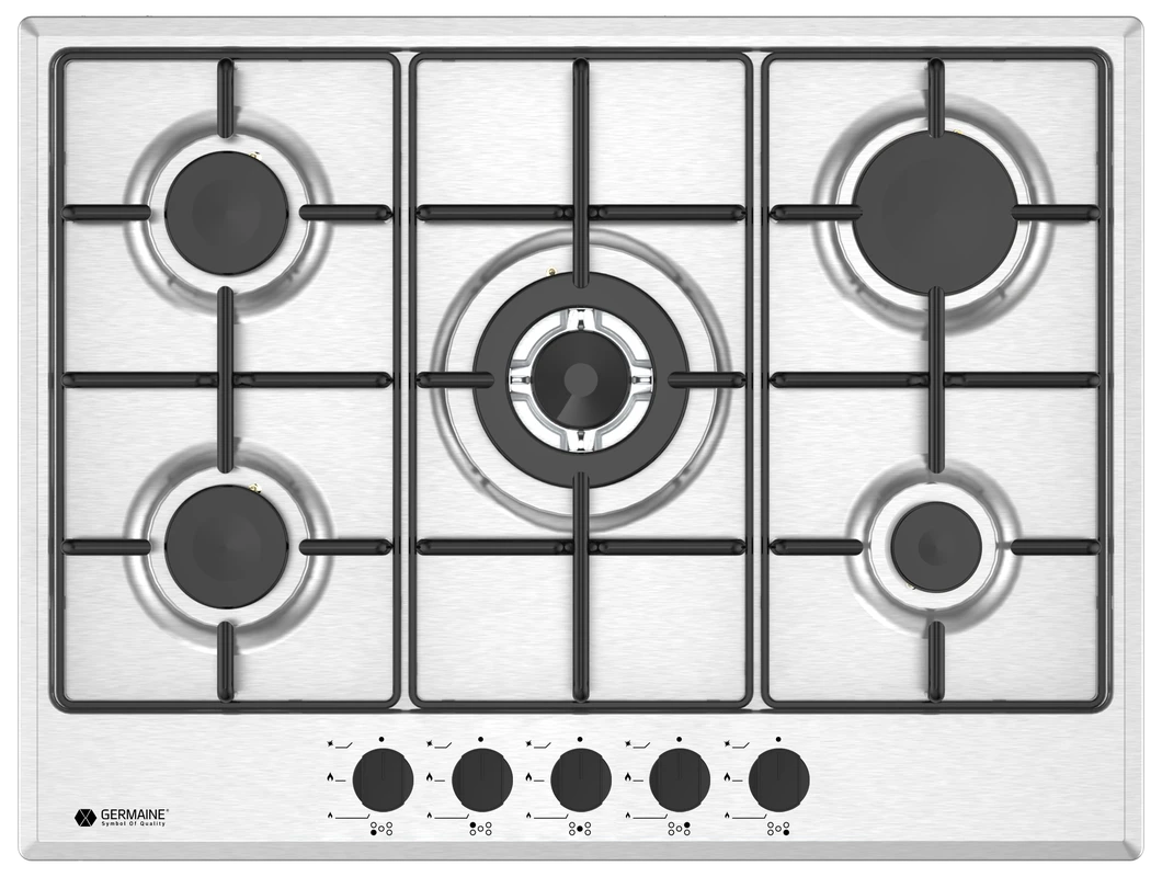 כיריים 5 להבות נירוסטה GER-HOB-5-ZONE-IX GERMAINE