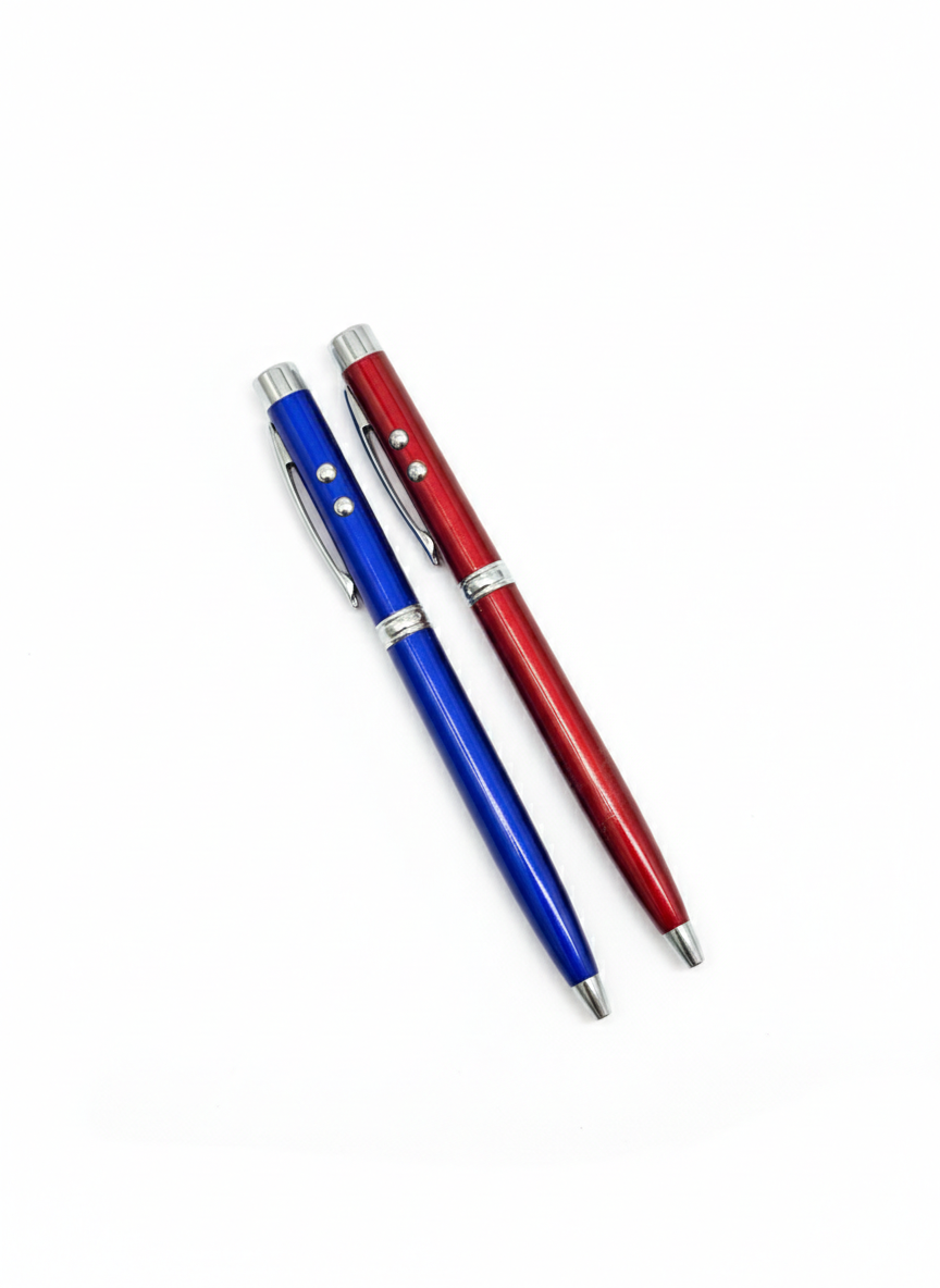 עט לייזר מהודר עם פנס LED