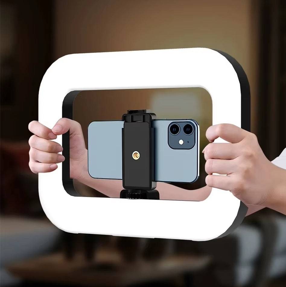 רינג תאורת לד נטענת לסמארטפון Light Led Ring - גאדג'ט-ליין