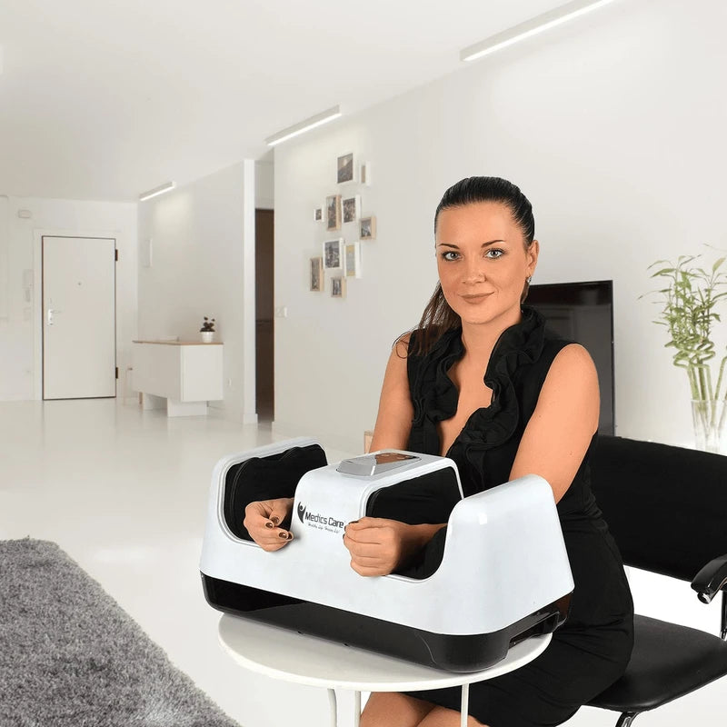 מכשיר עיסוי לרגליים מתקדם Relax Master + חימום InfraRed וכריות אוויר MC-8012A מבית Medics-Care
