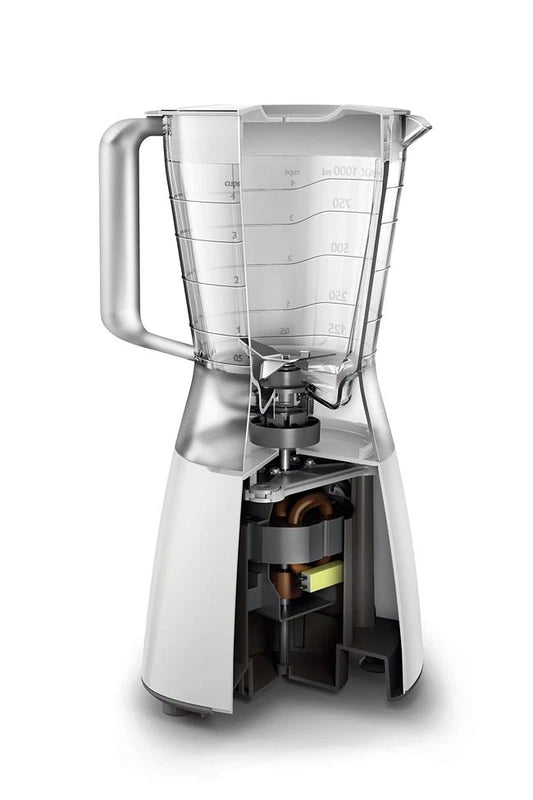 בלנדר דגם HR2056 + מטחנת תבלינים מבית PHILIPS לבן