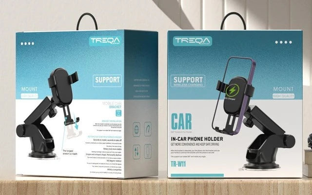 מעמד פלאפון מטעין לרכב TREQA TR-W11