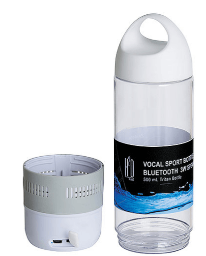 בקבוק טרמי עם רמקול מובנה