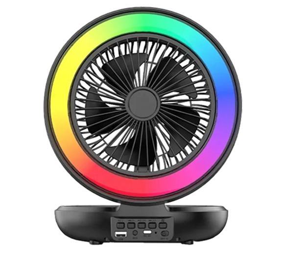 רמקול בס אלחוטי עם מאוורת ותאורת לד