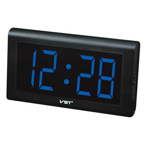 שעון דיגיטלי ספרות גדולות 33 ס''מ - 3 צבעים - גאדג'ט-ליין