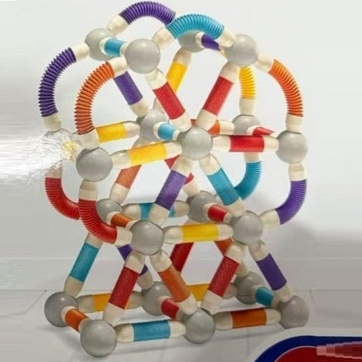 משחק הרכבה מגנט טוויסט לילדים 64 חלקים - גאדג'ט-ליין