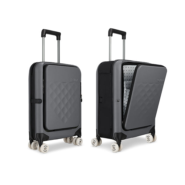 מזוודה מתקפלת הדקה ביותר בעולם FLEX SPINNER PRO עליה למטוס 21'' מבית Rollink