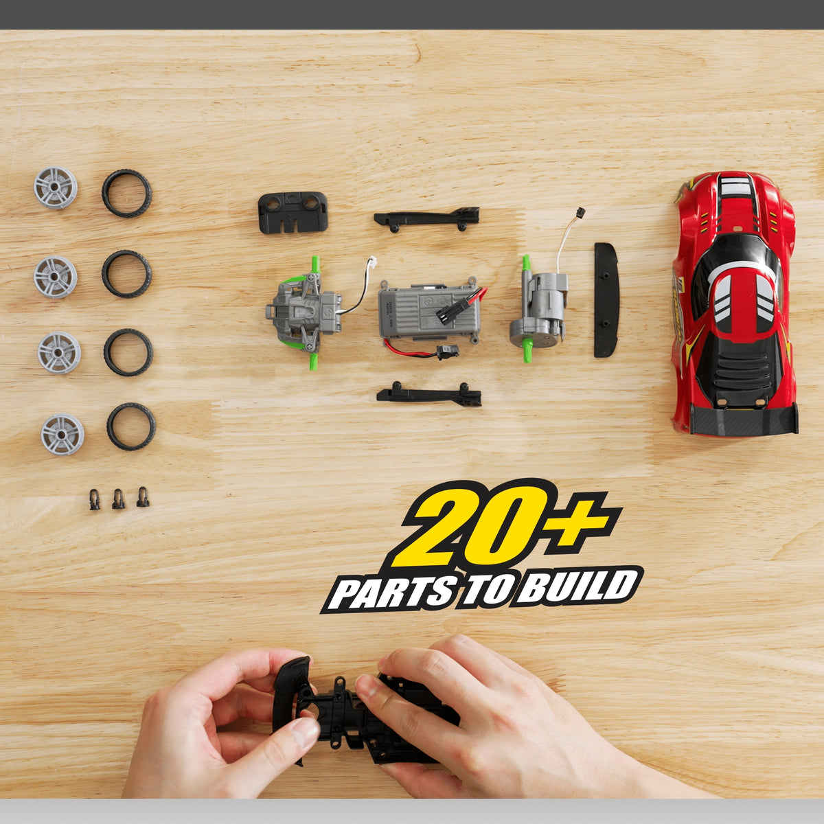מכונית שלט להרכבה עצמית Silverlit EXOST Build 2 Drive