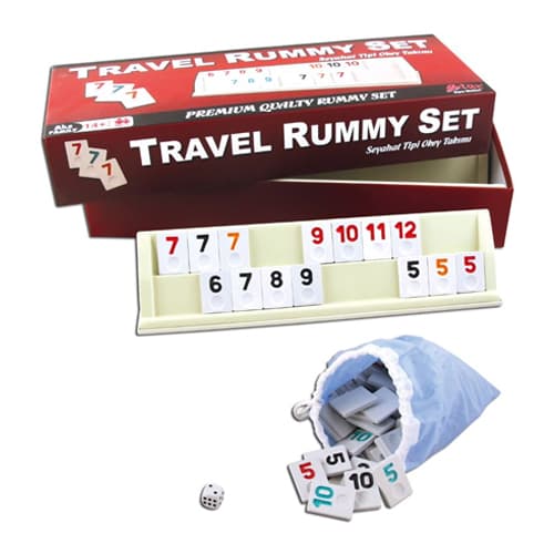 משחק רמי קוביות לנסיעות וטיולים | Star Travel Rummy Set