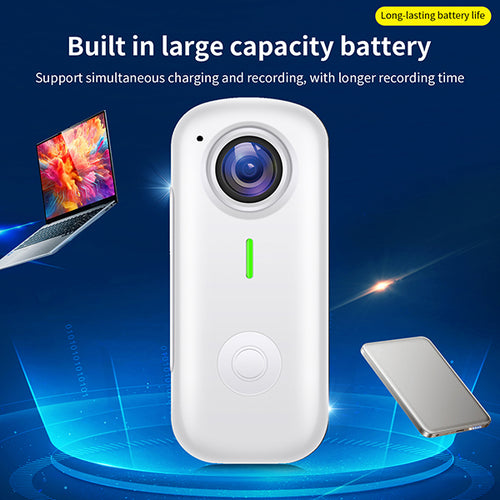 מצלמת כיס מגנטית 4K עם WiFi לצילום פעילויות וספורט