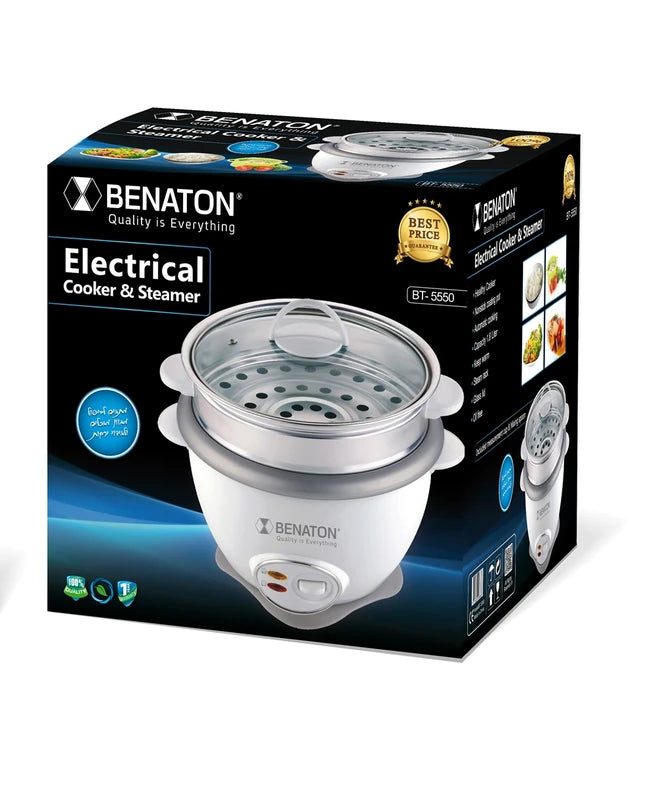 סיר אורז ואידוי חשמלי BT-5550 BENATON