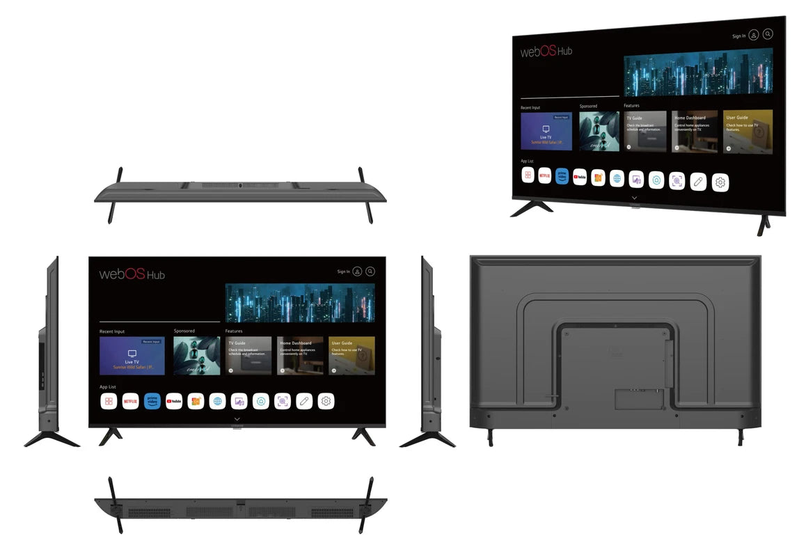 טלוויזיה 75" GERMAINE DVBT UHD 4K WEBOS
