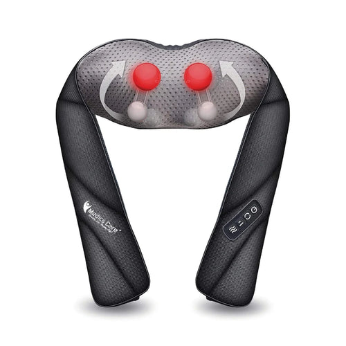 רצועה עיסוי שיאצו ולישה עמוקה 3D  אלחוטית ומולטי פונקציונלית דגם: MC-6700A מבית Medics Care
