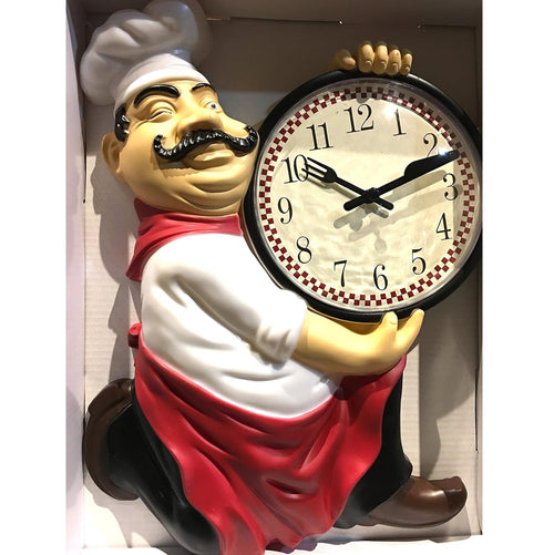 שעון קיר למטבח בעיצוב אופה