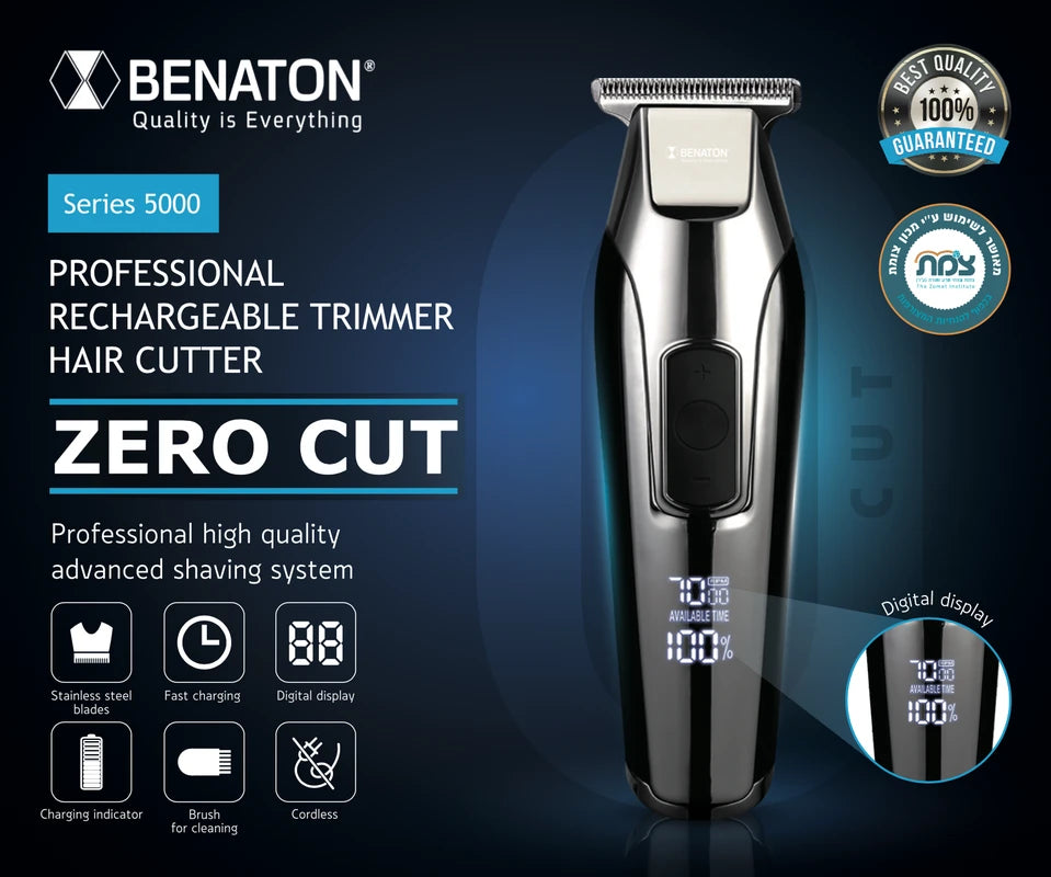 מכונת תספורת פיניש צג דיגיטלי  BENATON BT8287
