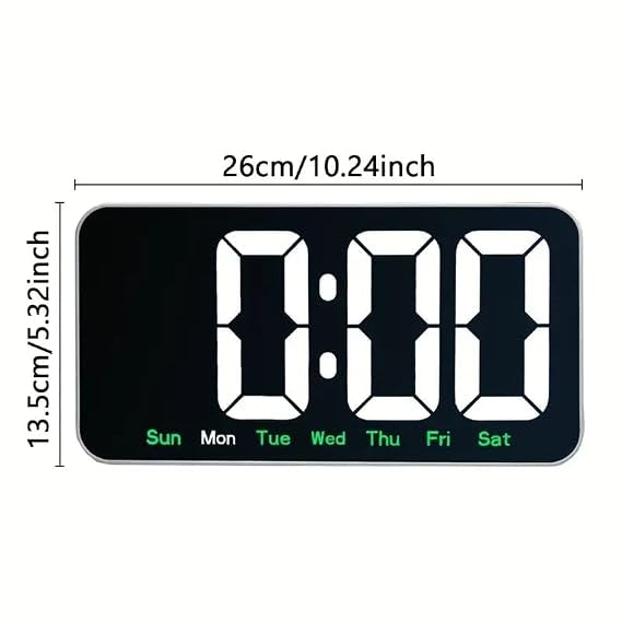 שעון קיר דיגיטלי תצוגה גדולה LED