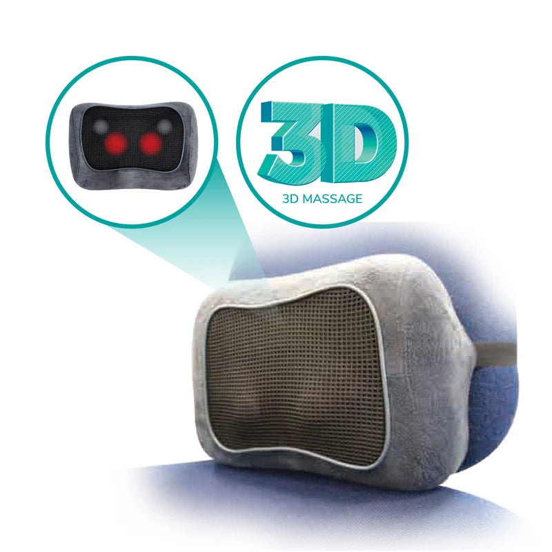 כרית עיסוי שיאצו מקצועית 3D דגם MC-9880 מבית Medics-Care