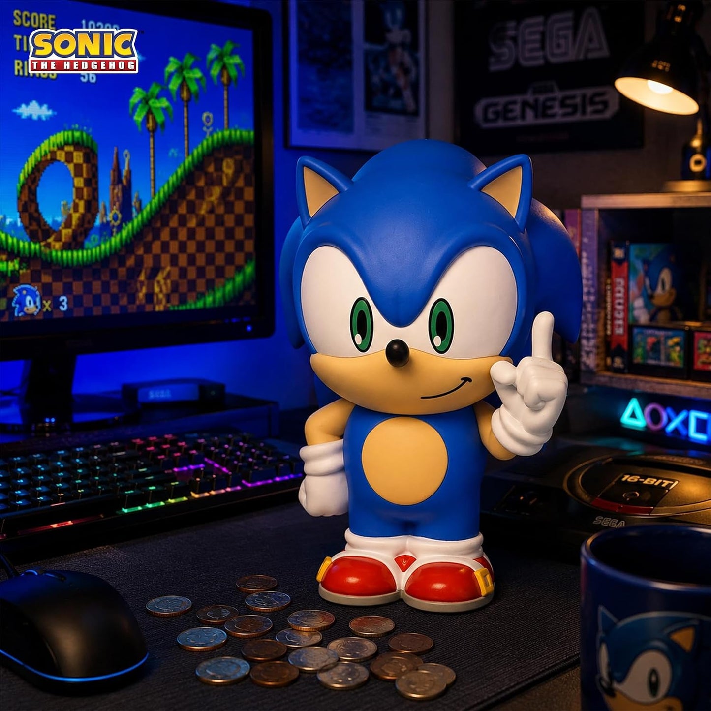 קופת חיסכון לילדים סוניק הקיפוד Sonic The Hedgehog