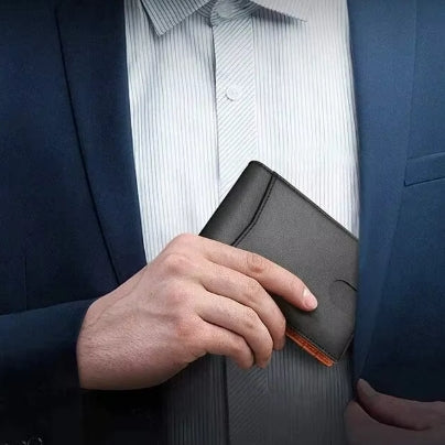 ארנק לגבר דמוי עור עם הגנת Frid Protection