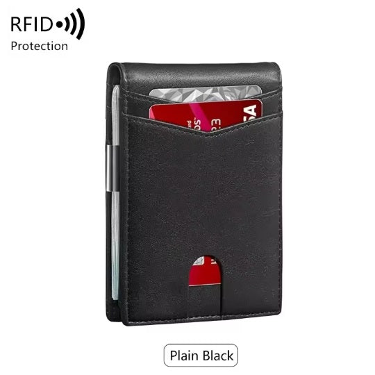 ארנק לגבר דמוי עור עם הגנת Frid Protection