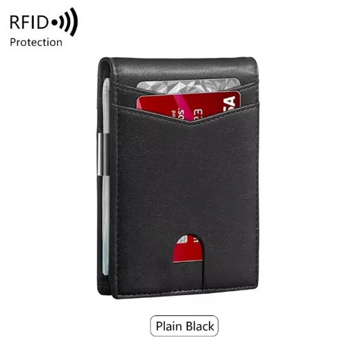 ארנק לגבר דמוי עור עם הגנת Frid Protection