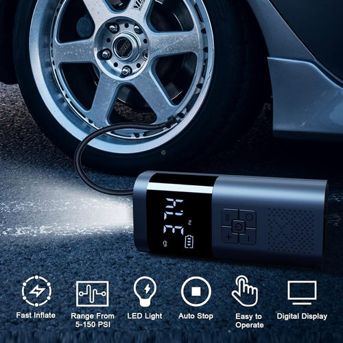 משאבת אוויר נטענת לאופנוע כדורים ואופניים