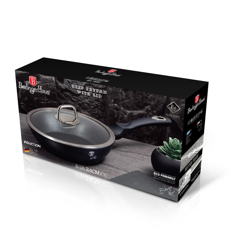מחבת איכותית עמוקה BH-1853 Black silver