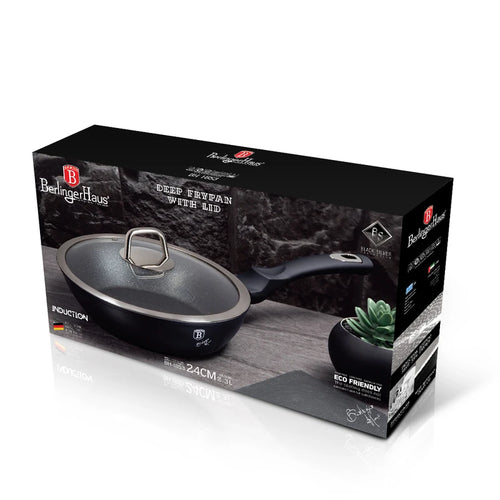 מחבת איכותית עמוקה BH-1853 Black silver