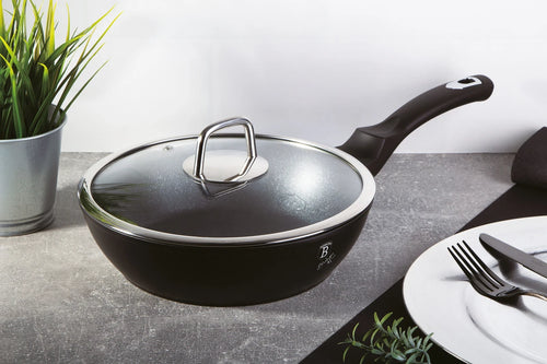 מחבת איכותית עמוקה BH-1853 Black silver