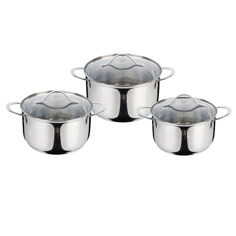 סט 3 סירים איכותיים BH-6662 Silver