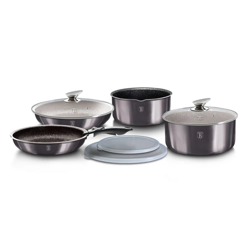 סט סירים ומחבתות 9 חלקים Berlinger Haus – סדרת Carbon Pro
