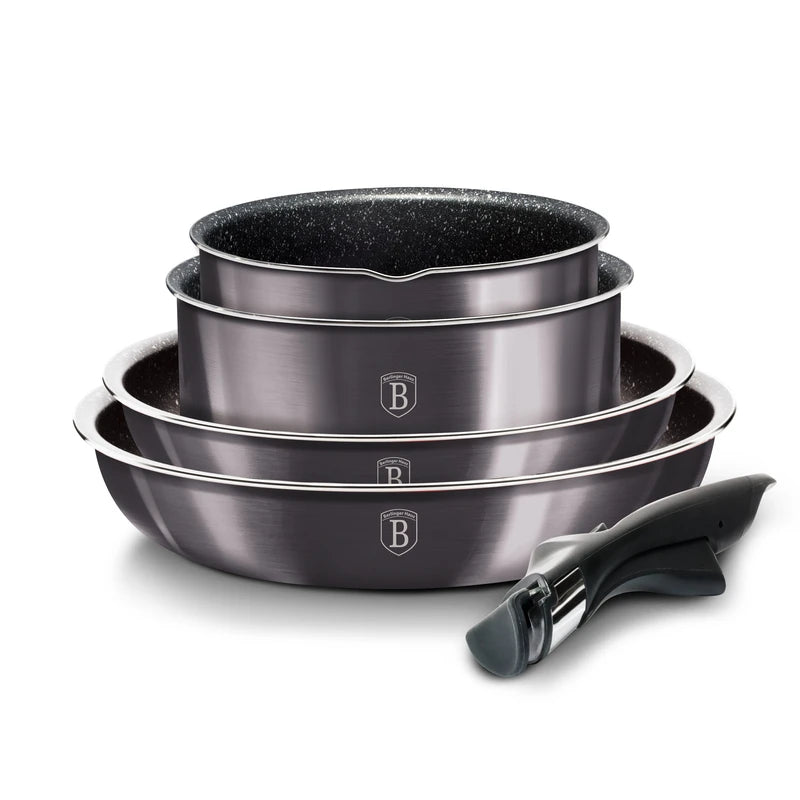 סט סירים ומחבתות 9 חלקים Berlinger Haus – סדרת Carbon Pro