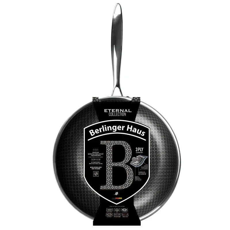 מחבת היברידי 28 ס"מ מסדרת BH8505 Eternal – Berlinger Haus