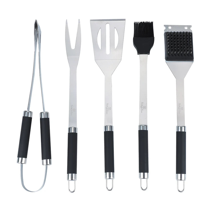 סט כלי ברביקיו 6 חלקים עם סינר מקצועי BH8652 Berlinger Haus