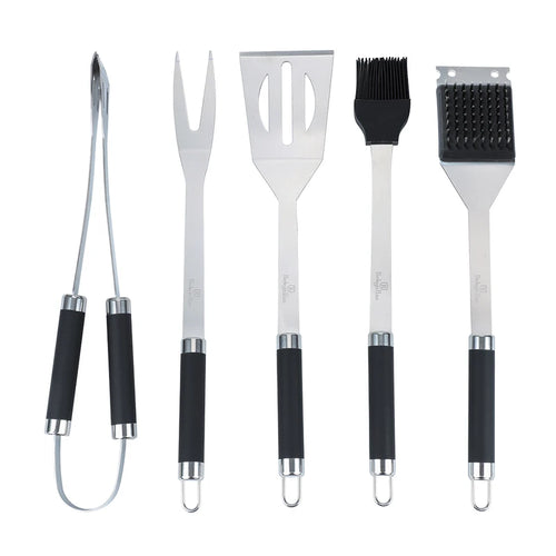 סט כלי ברביקיו 6 חלקים עם סינר מקצועי BH8652 Berlinger Haus