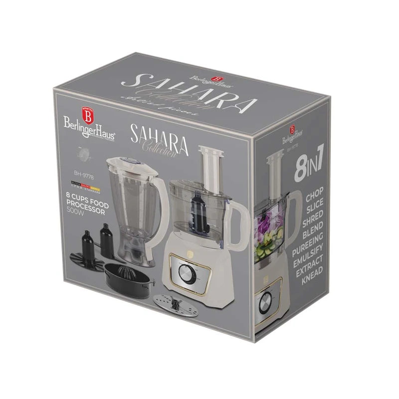 מעבד מזון 8 ב־1 Food Processor Berlinger Haus Sahara BH9778
