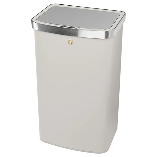 פח חכם מעוצב 60 ליטר קרם זהב Berlinger Haus BH9793