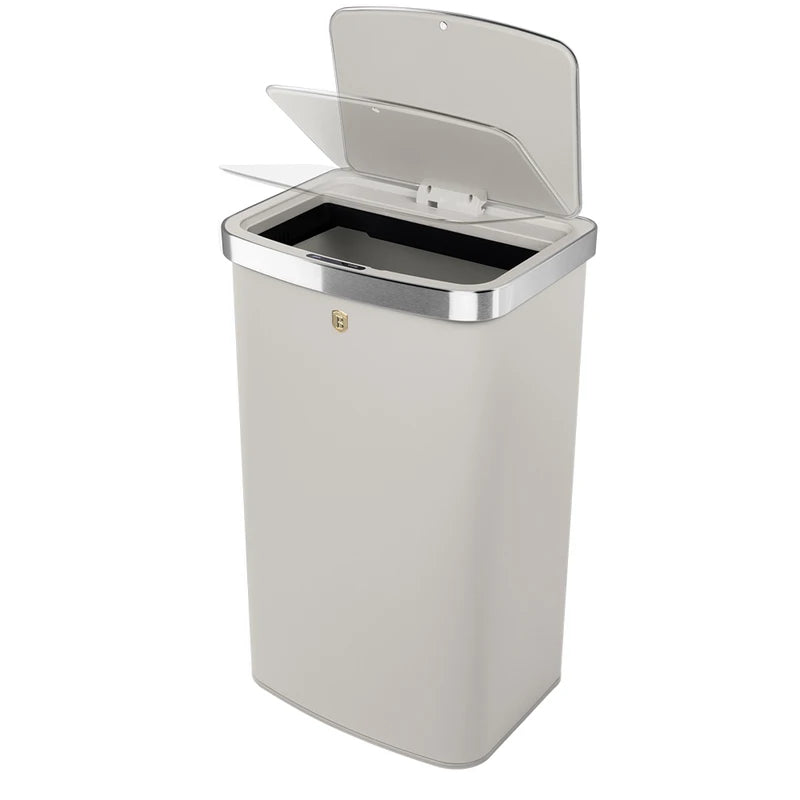 פח חכם מעוצב 60 ליטר קרם זהב Berlinger Haus BH9793