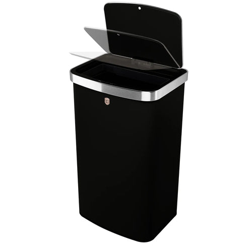 פח חכם מעוצב 60 ליטר שחור רוז Berlinger Haus BH9796
