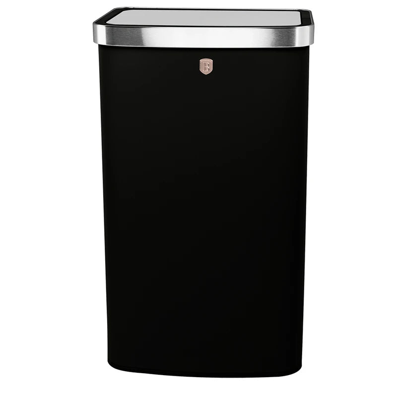 פח חכם מעוצב 60 ליטר שחור רוז Berlinger Haus BH9796
