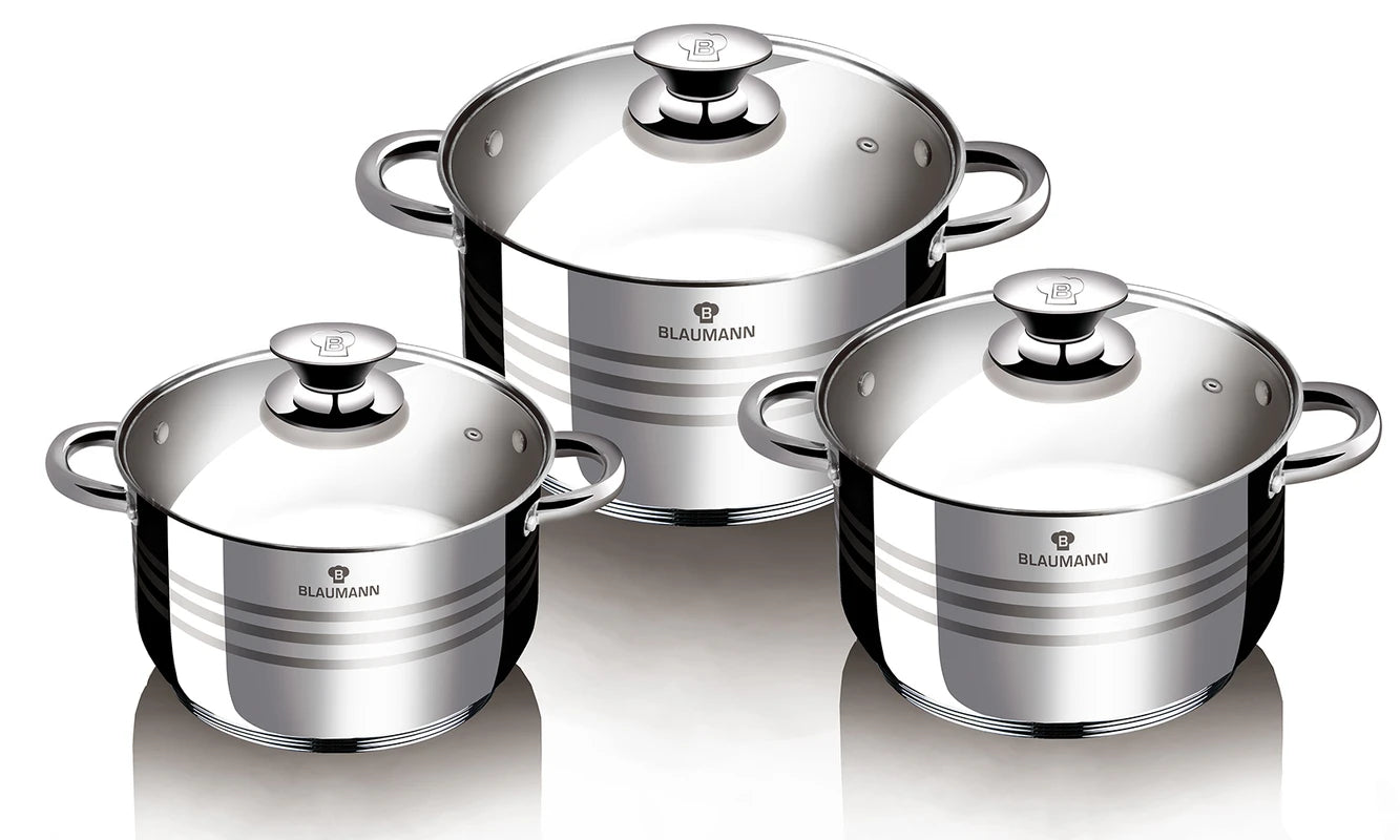 סט סירים 6 חלקים Blaumann Gourmet BL-3160