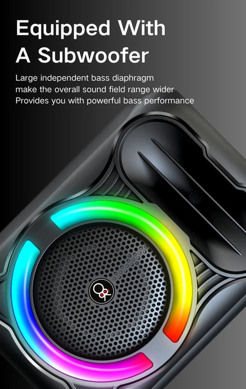 רמקול 4'' Bluetooth עוצמתי עם עיצוב חדשני  BT-408
