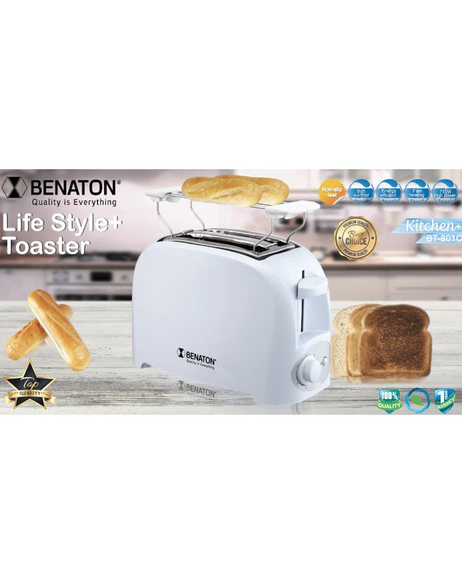 Magic טוסטר (מצנם) קופץ + BENATON BT-6001 - Bun Warmer