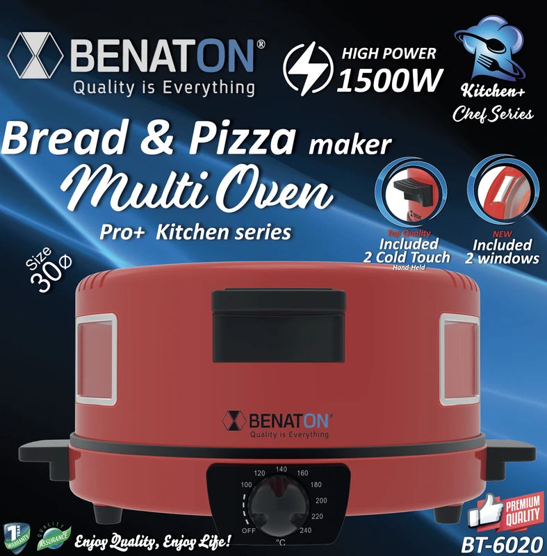 BT-6020 אופה לחמים - כולל טרמוסתת 240°C מבית BENATON